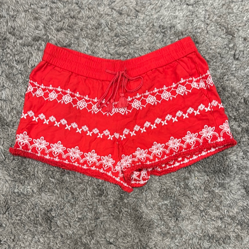 LOFT Red Casual Shorts